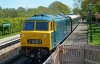 D7076 waiting to depart Harmans Cross. 7/5/15.